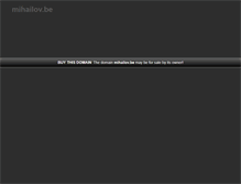 Tablet Screenshot of mihailov.be